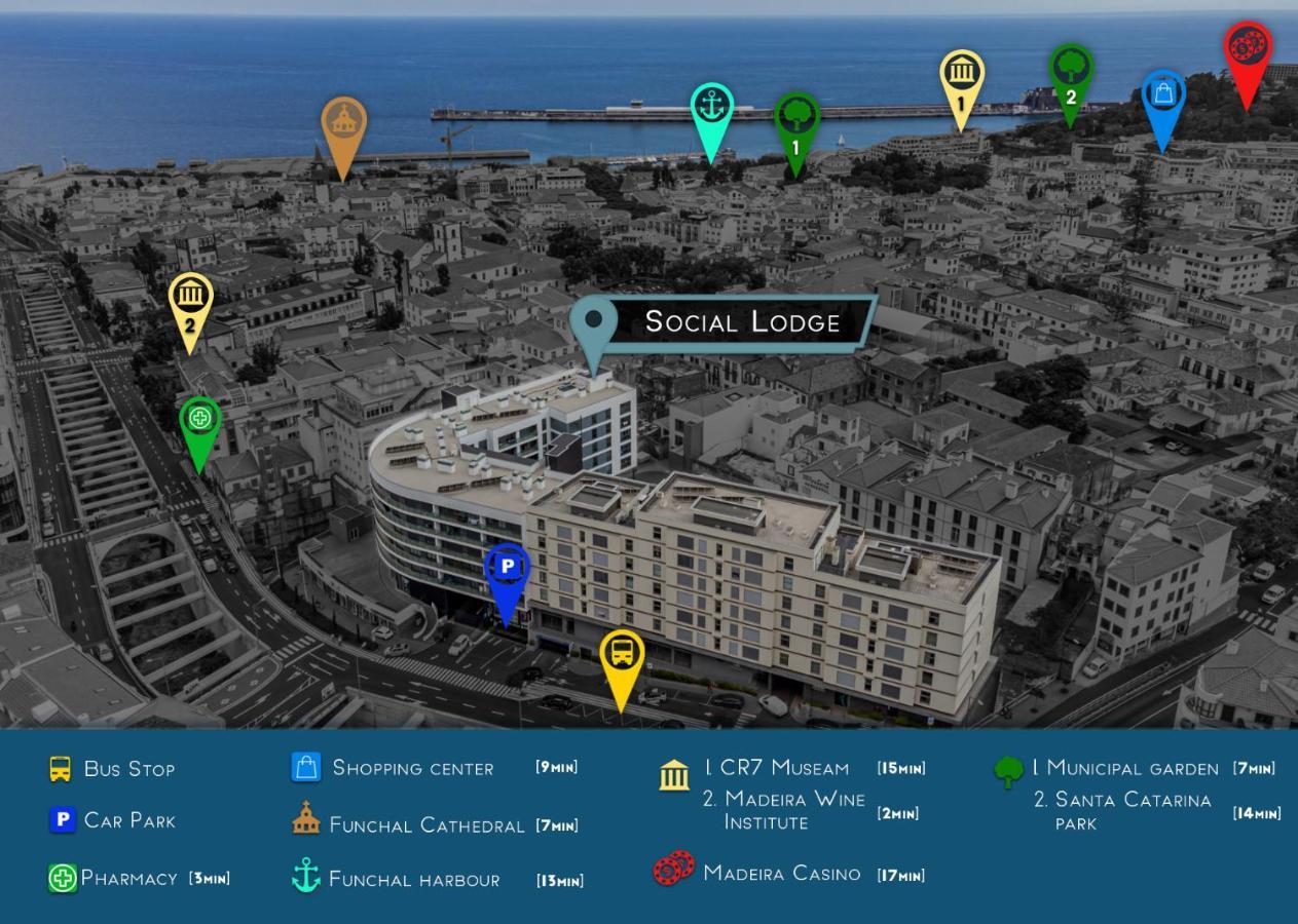 Social Lodge - Centro Do Funchal Εξωτερικό φωτογραφία